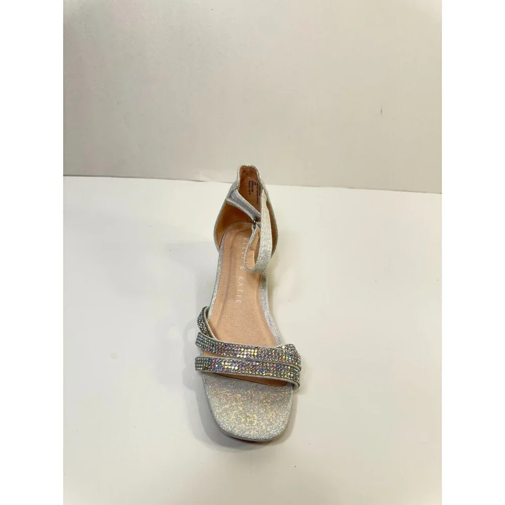 C29. Kelly & Katie Kids Silver Glitter-US 12